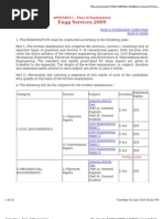 Engg Services 2009: APPENDIX 1 - Plan of Examination