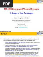 ME4226 - Design of Heat Exchangers 2