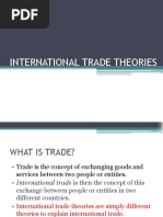 Trade Theories