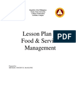 Lesson Plan in Food Preservation