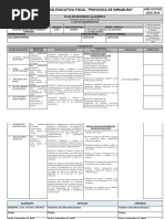 Plan de Refuerzo Academico 2do Quimica