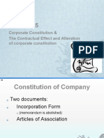 Seminar 5 (Week 5) Corporate Constitution PDF