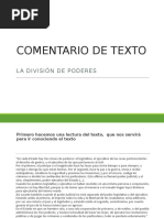 Comentario de Texto Montesquieu