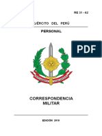 5 Re 31 - 62 Correspondencia Militar Edi 2010 PDF