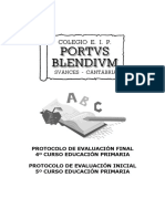 Evaluacion Inicial Matemáticas 4º y 5º Completo