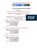 Buletin Stiintific Sesiune Studenteasca 2010