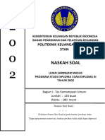 Soal Dan Pembahasan Usm PKN Stan 2002