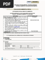 Evaluacion Ambiental Inicial: Vunica@marn - Gob.gt