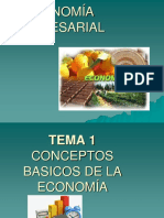 Economia Empresarial Tema 1 Conceptos Basicos de La Economia 1