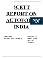 3cett Report On Autoform India