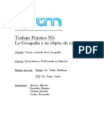 Trabajo Práctico N1 La Geografia y Sus Corrientes