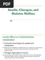 Insulin, Glucagon, and Diabetes Mellitus