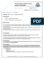 Assessment Task Sheet: Australian International Academy, Kellyville Campus