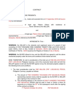 Sample Contract of Land Selling