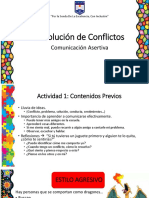 Resolución de Conflictos - Asertividad