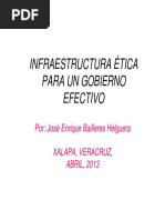 Infraestructura Ética para Un Gobierno