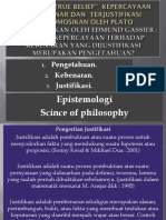 Filsafat Apakah Kebenaran Yang Dijustifikasi Merupakan Pengetahuan