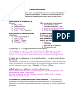 Evaluación Diagnóstica.