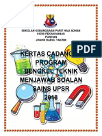 Bengkel Teknik Menjawab Soalan Sains Upsr