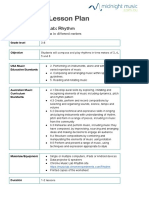 Lesson Plan Chrome Music Lab Rhythm Handout