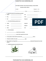 CBSE Class 2 GK Practice Worksheet PDF