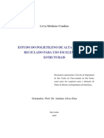 Estudo Do Polietileno de Alta Densidade para Uso em Elementos Estruturais