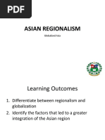 TCW Asian Regionalism