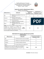 Instrumento de Evaluación