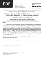 Biological Hydrogen Sulfide and Sulfate Removal From Rubber Smoked Sheet Wastewater For Enhanced Biogas Production