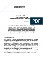 La Argumentación Entre Enunciación e Interacción PDF