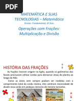 Operações Com Frações - Multiplicação e Divisão 20-08-2018