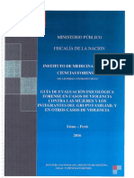 Guía de Evaluación Psicológica Forense en Caso de Violencia Contra Las Mujeres y Los Integrantes Del Grupo Familiar y en Otros Casos de Violencia Legis - Pe - PDF