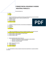 Cuestionario Primer Parcial Seguridad e Higiene Industrial Paralelo