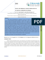 Experimental Study and Thermal Characterization of Phase Change Composite Material