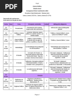 Ciencia Política CBC Cronograma