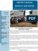 SEKONDI TAKORADI DIOCESAN NEWSLETTER (September October 2018)