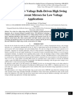 Analysis of Low Voltage Bulk-Driven High Swing Cascode Current Mirrors For Low Voltage Applications