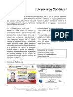 Licencia de Conducir PDF