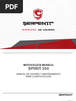 Manual - SPIRIT 250 PDF