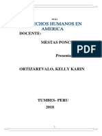 Derechos Humanos en America Kelly Ortiz