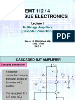 Chapter 3 - Multistage Amplifier (Cascode)