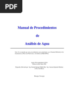 Manual de Metodos de Análisis de Agua