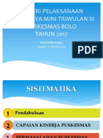 Materi Pelaksanaan Lokakarya Mini Triwulan Iii