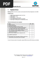 Rutter VDR-100 G2 - G3 Diagnostic Checklist - Rev 8.0 PDF