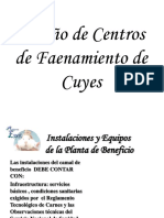 Diseño de Centros de Faenamiento de Cuyes