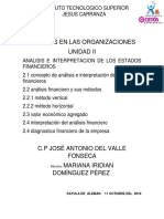 Análisis e Interpretación de Los Estados Financieros