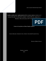 Análisis, Justificación e Implementación de Los Recursos Músico-Teatrales en El Montaje de La Obra Los Días de La Comuna' de Bertolt Brecht, Adaptación en Mendoza, Dirección Musical 2017-2018