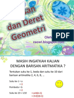 Barisan Dan Deret Geometri (MTK SMA Kur13 Kelas X IPS)