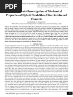 Experimental Investigation of Mechanical Properties of Hybrid Sisal-Glass Fibre Reinforced Concrete