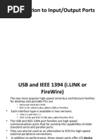 Introduction To Input/Output Ports